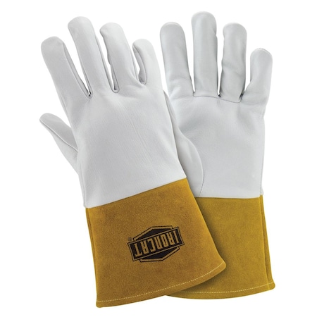 Pip Ironcat Premium Top Grain Kidskin Leather Tig Glove with Kevlar Stitching- Split Leather Gauntlet 6141/3XL